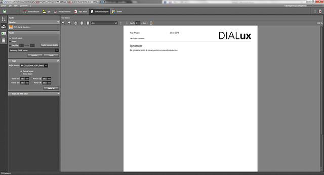 dialux-dokumantasyon-sekmesi-1