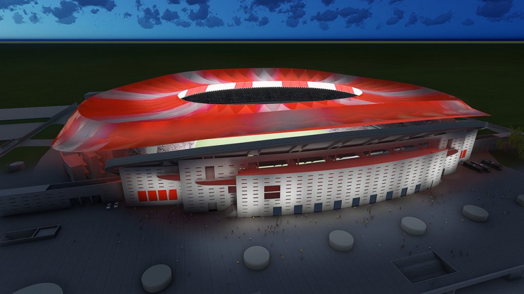 Philips’ten Renk Değiştirebilen LED’lerle Stadyum Aydınlatması