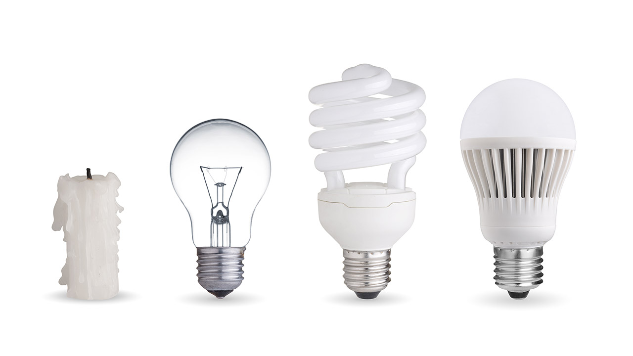 Aydinlatma-Tarihi-Mum-Edison-CFL-LED