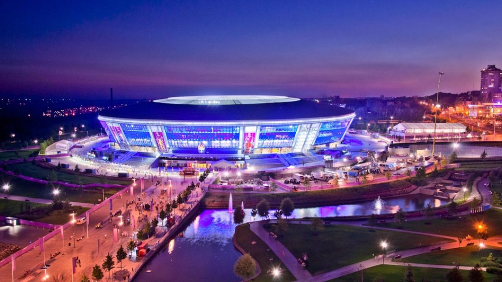 Shakhtar Donetsk Stadyumu Mimari Aydınlatması
