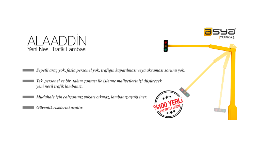Yeni Nesil Trafik Lambası Alaaddin Tanıtıldı
