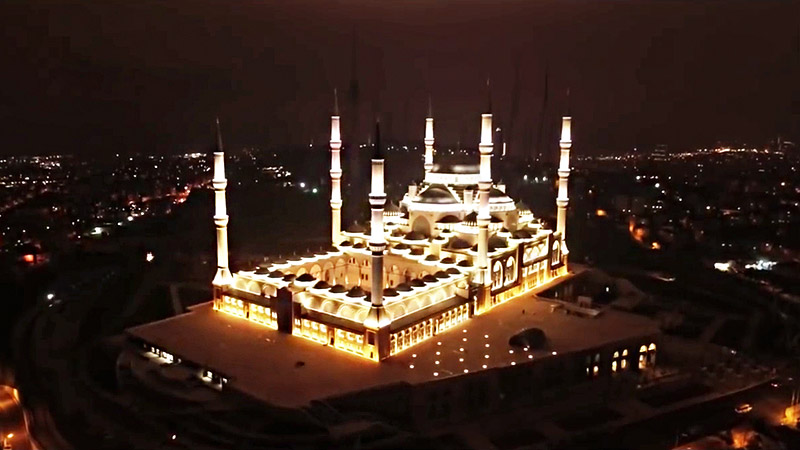 Çamlıca Camii’nin Aydınlatma Maliyeti Açıklandı