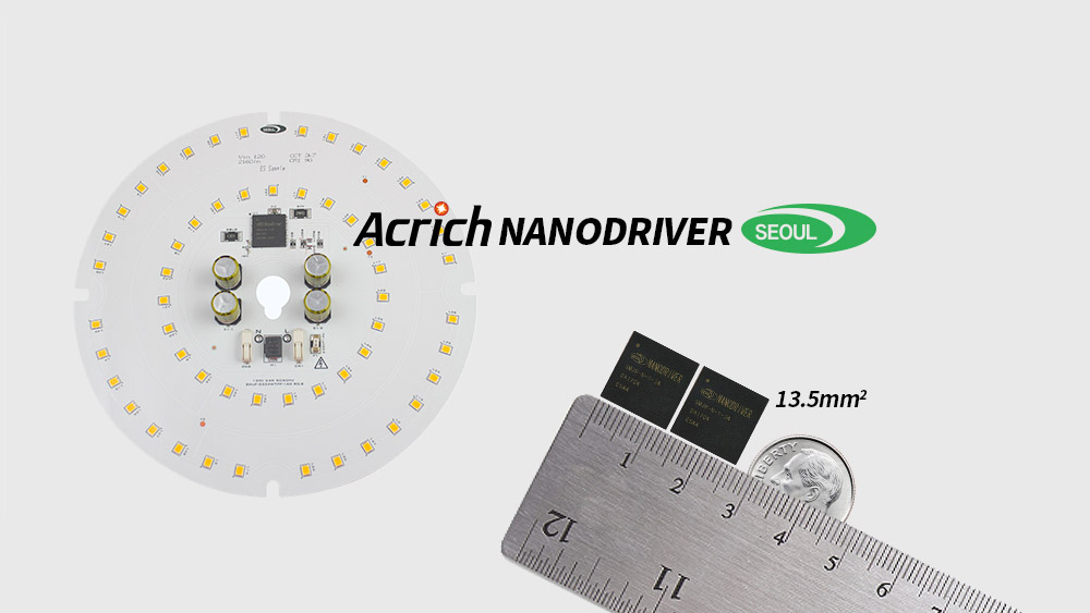 Seoul Semiconductor’ın Acrich NanoDriver Serisi LED Sürücüleri Safir Ödülü Aldı