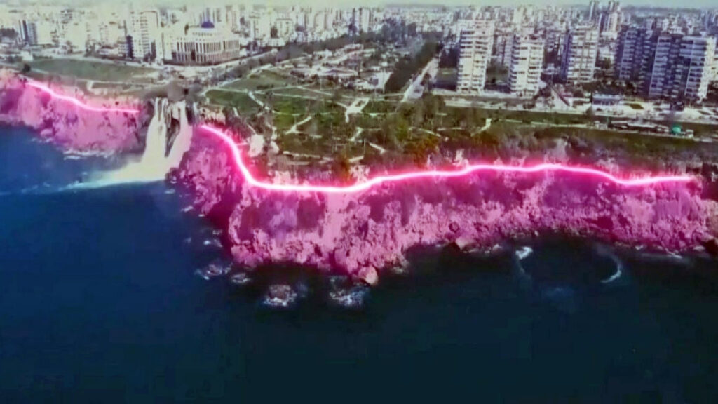 Antalya’daki Falezleri Aydınlatma Projesi Durduruldu