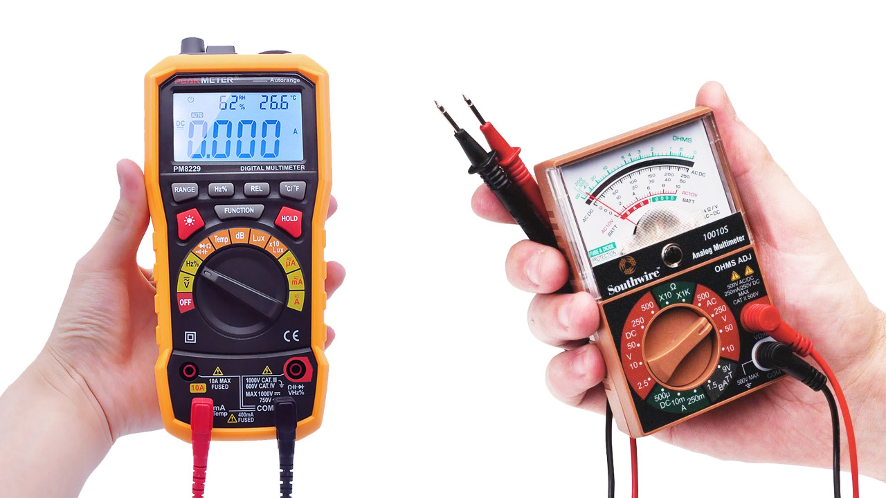 What Is the Difference Between Analog and Digital Multimeter? - Lighting  Portal